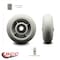 Service Caster SCC-5" Thermoplastic Rubber Donut Tread Wheel Only w/Roller Bearing-350 lbs Cpty SCC-TPRRD520 - alternate 1